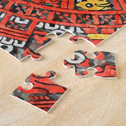 Mayakalender Legpuzzel (Zijkant)