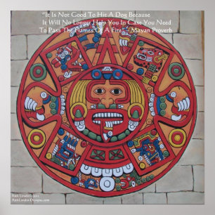 Mayakalender & Spreekwoorden Poster