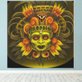 mayan61 canvas afdruk (Insitu (Houten vloer))