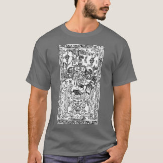 Mayan Astonaut Pakal Palenque World Tree Art T-shirt