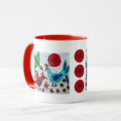 Mayan Birds Coffee Mok (Voorkant links)