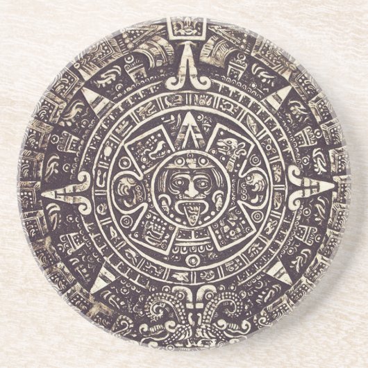 Mayan Calendar Art onderzetter (Voorkant)