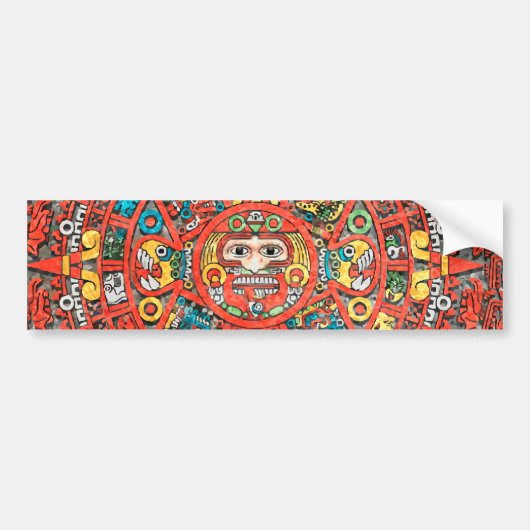 Mayan Calendar Bumpersticker (Voorkant)