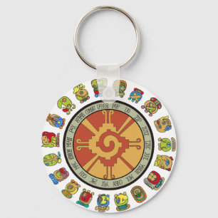 Mayan Calendar Design Sleutelhanger