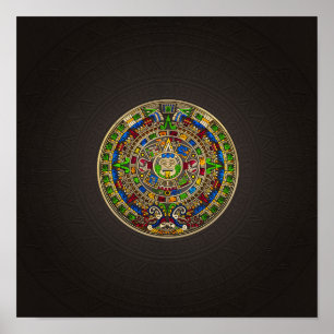 Mayan Calendar - kleur Poster