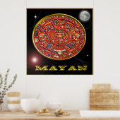 Mayan calendar poster (Cuisine)