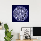 mayan calendar poster (Thuiskantoor)