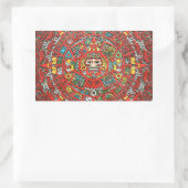 Mayan Calendar Rechthoekige Sticker (Tas)