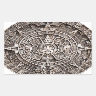 Mayan Calendar Rechthoekige Sticker