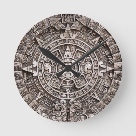 Mayan Calendar Ronde Klok (Voorkant)