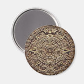 Mayan Calendar Stone 12.21.2012 Magneet (Voorkant / Achterkant)