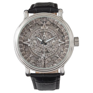 Mayan Calendar Wristwatc Horloge