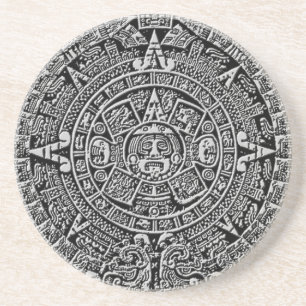 Mayan Calendar Zandsteen Onderzetter
