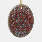 Mayan Calender Keramisch Ornament (Rechts)