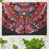 Mayan Calender Theedoek (Gevouwen)