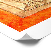 Mayan Carvings Foto reeks #2 Poster (Hoek)