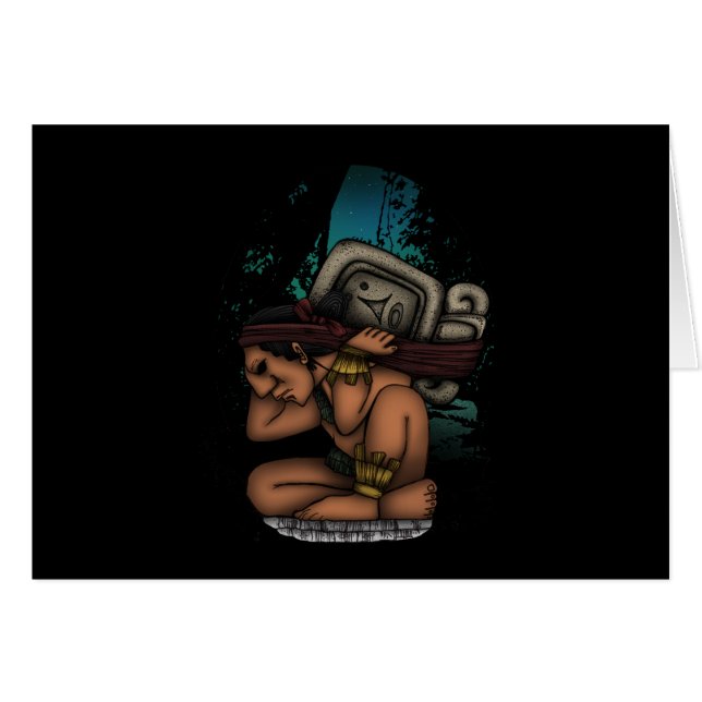 Mayan God (Voorkant Horizontaal)