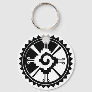 Mayan godheid symbool Hunab Ku Sleutelhanger