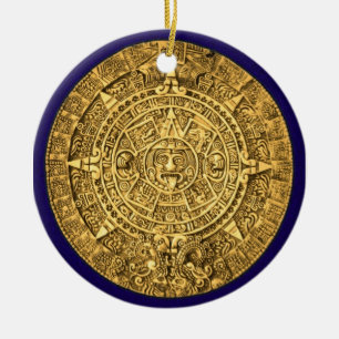 mayan-kalender keramisch ornament