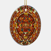 mayan-kalender keramisch ornament (Rechts)