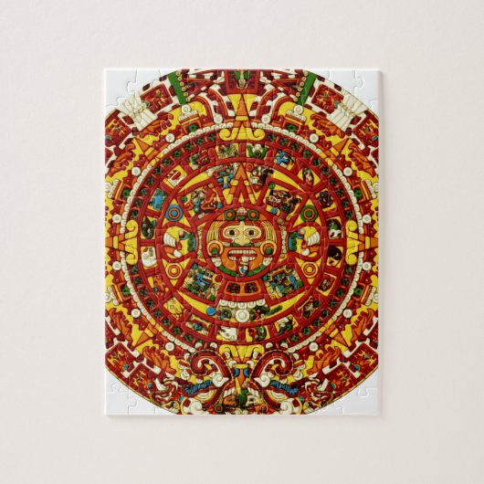 mayan-kalender legpuzzel (Verticaal)