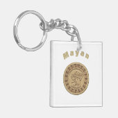 Mayan kalender sleutelhanger (Voorkant Links)