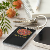 Mayan kalender sleutelhanger (Voorkant Rechts)