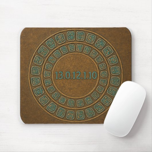 🖱️ Mayan Long Count Mouse Pad Muismat (Met muis)