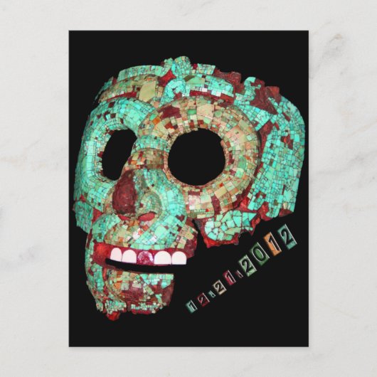 Mayan Mask-2012 Briefkaart (Voorkant)