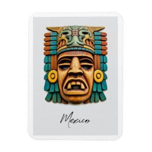 Mayan Mask Mexico Reizen Magneet