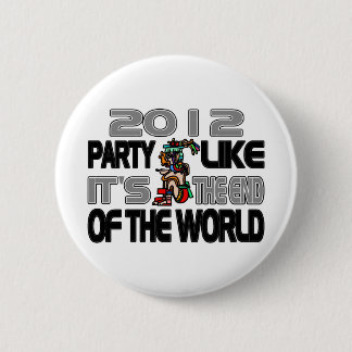 Mayan New Years 2012 Ronde Button 5,7 Cm