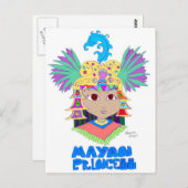 Mayan Princess Briefkaart (Voorkant / Achterkant)