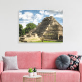 Mayan Pyramid Canvas Afdruk (Insitu (Woonkamer))