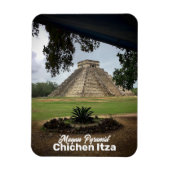 Mayan Pyramid CHICHEN ITZA Travel Souvenir Magneet (Verticaal)