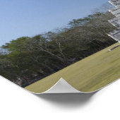 Mayan Pyramid, Morning in maart Poster (Hoek)