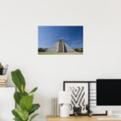 Mayan Pyramid, Morning in maart Poster (Thuiskantoor)