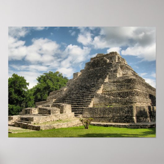 Mayan Pyramid Poster (Voorkant)
