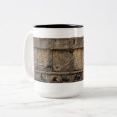 Mayan Relief Tweekleurige Koffiemok (Voorkant links)