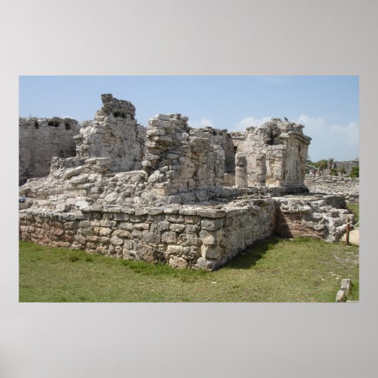 Mayan Ruins, Tulum, Mexico Poster (Voorkant)