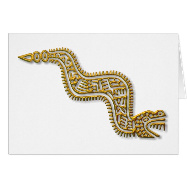Mayan Serpent-gold (Voorkant Horizontaal)