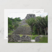 Mayan tempel briefkaart (Voorkant / Achterkant)