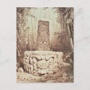 Mayan temple, Honduras Briefkaart