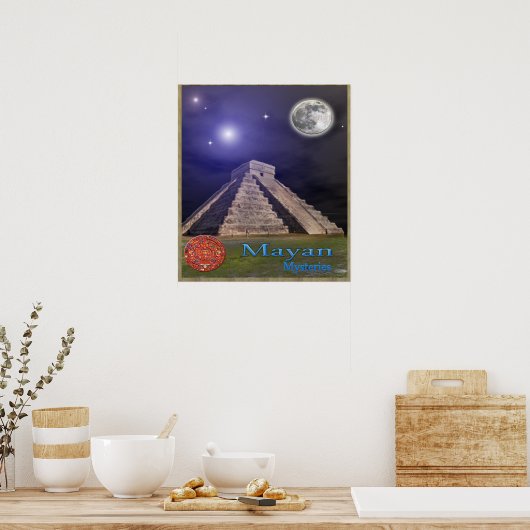Mayan temple posters (Cuisine)