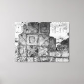 Mayan Tic-Tac-Toe? Canvas Afdruk (Voorkant)