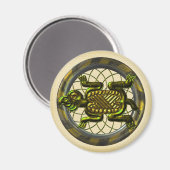Mayan Turtle Magneet (Voorkant / Achterkant)