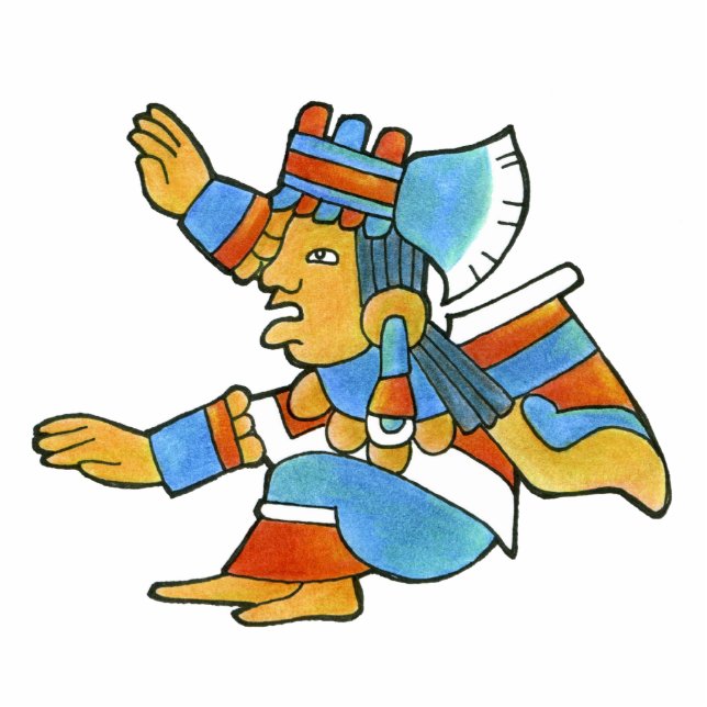 Mayan Woman Fotobeeldje Magneet (Voorkant)