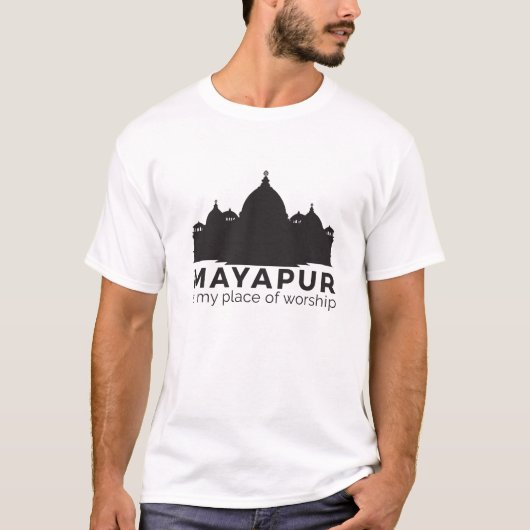 Mayapur is mijn Shirt waar ik het werk moet doen (Voorkant)