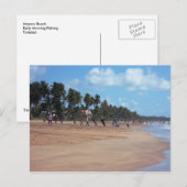 Mayaro Beach - Carte postale Pêche début matin (Devant / Derrière)