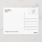 Mayaro Beach Lifeguard Tower, Carte postale Trinid (Dos)