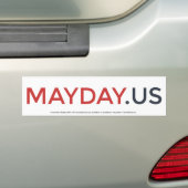 MayDay Bumpersticker (Op auto)